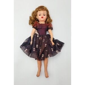 Vintage Ideal Miss Revlon Doll Original Hearts Dress VT-18 18"